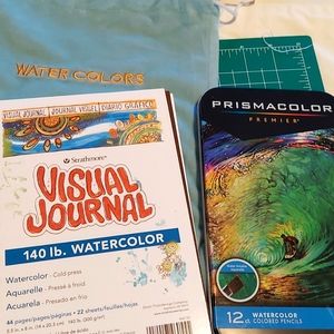 Art Supply Kit #8: Prismacolor Watercolor Pencils, Strathmore Visual Journal ++